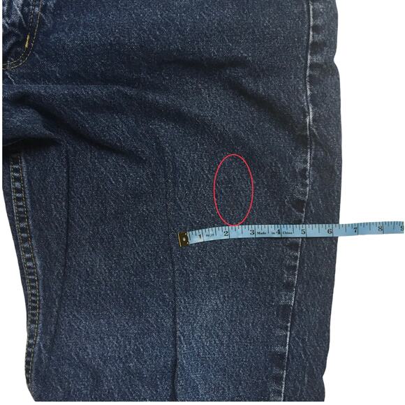 Carhartt B17 Jeans Relaxed Fit Tapered Leg Blue Men's 42 Denim Work Pants Casual - Picture 8 of 10